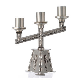 Candleholder with three holders, 32 cm