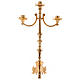 Baroque candle holder 3 branches 100 cm s1