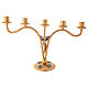 Lamp for cafeteria in brass, 5 flame h. 30 cm s5