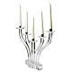 Candelabro 5 fiamme 35 cm plexiglass Pical Arte s1