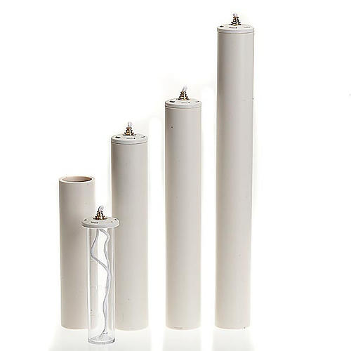 Cinque candela con 3 cm diametro altezza 30 cm 