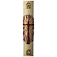 Paschal Candle, Risen Jesus with golden background s1