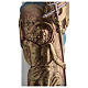 Osterkerze Weißwachs Auferstandener Christus 8x120 cm s4