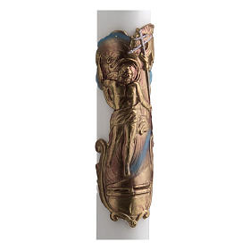 Paschal Candle, Risen Jesus 8x120 cm