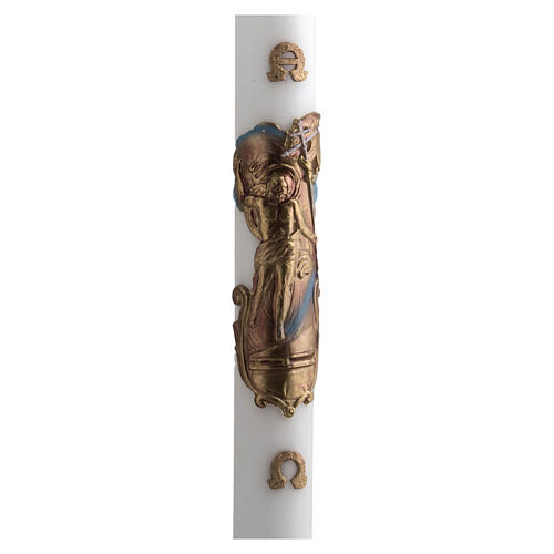 Paschal Candle, Risen Jesus 8x120 cm 1