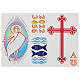 Stickers for Paschal candle, set D. s1