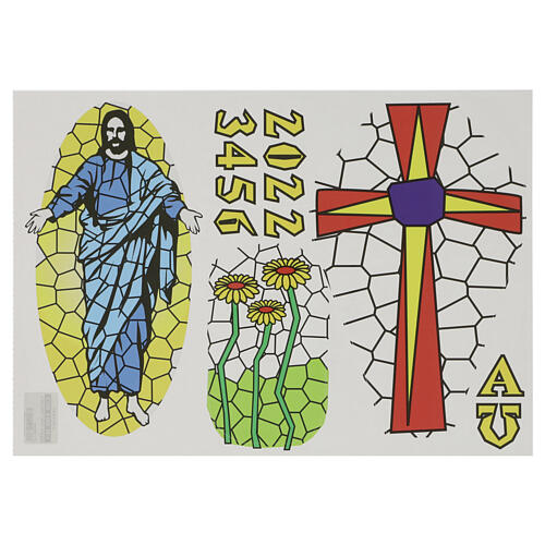 Stickers for Paschal candle, set E. 1