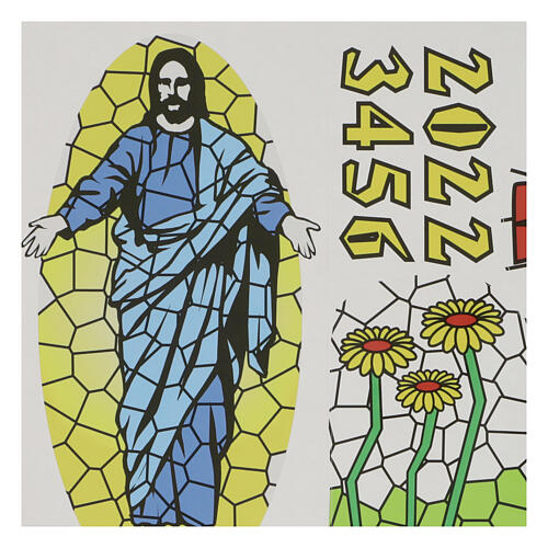 Stickers for Paschal candle, set E. 2