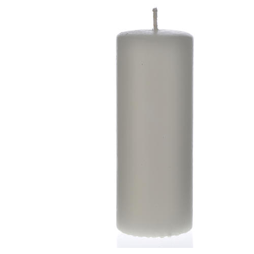 White candle 130x50mm (pack) 1