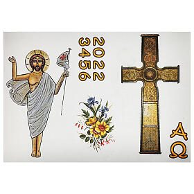 Sticker for Paschal Candle, set B
