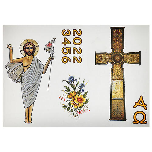 Sticker for Paschal Candle, set B 1