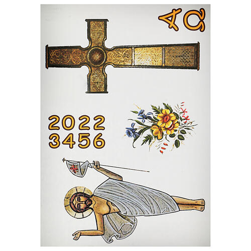 Sticker for Paschal Candle, set B 4