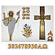 Sticker for Paschal Candle, set B s1