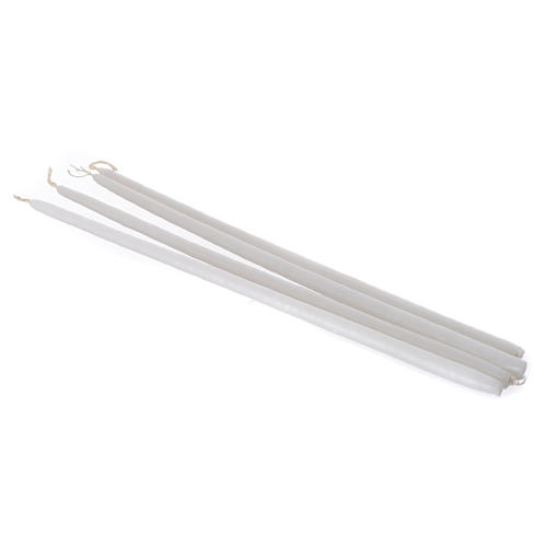 Thin white candles, 100 pieces 2