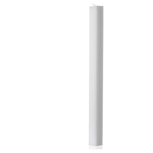 White square candle 400x30x30mm, pack of 24 1