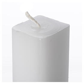 White square candle 400x30x30mm, pack of 24
