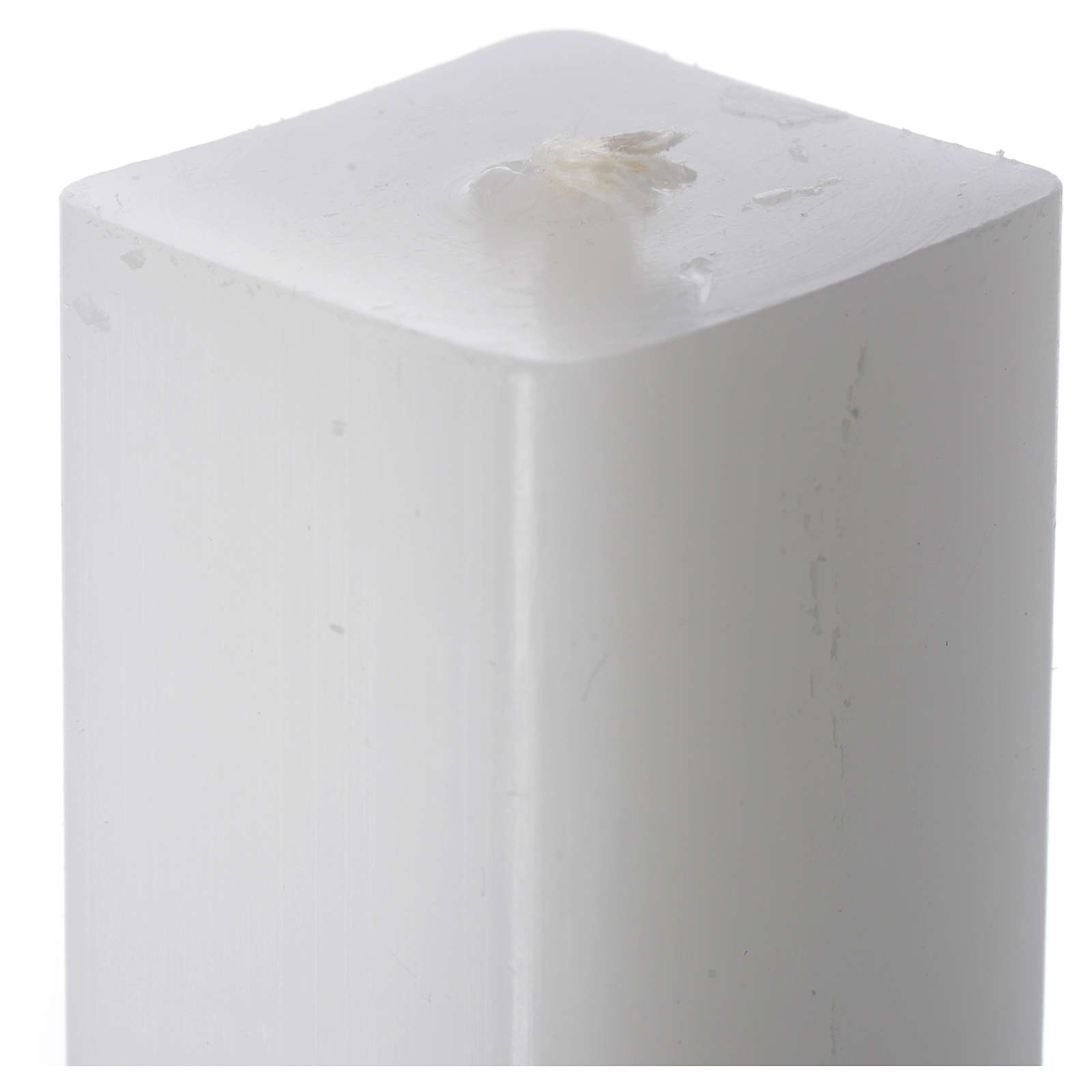 White square candle 600x30x30mm, pack of 15 online sales on HOLYART.co.uk