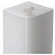 White square candle 600x30x30mm, pack of 15 s2