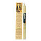 Saint Catherine of Siena thin candle with case s1