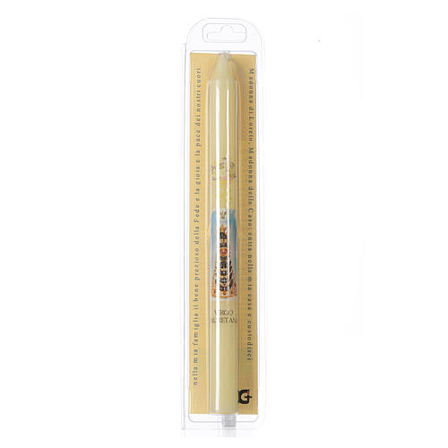 Our Lady of Loreto thin candle with case 2