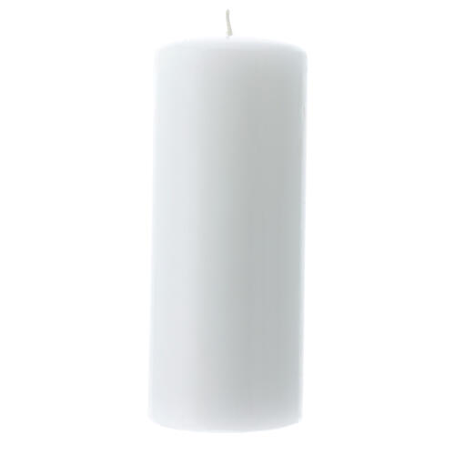 Saint Rita of Cascia white candle 15x6cm 3