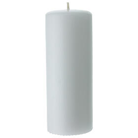 Saint Rita of Cascia white candle 13x5 cm