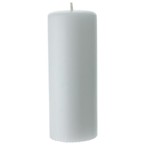 Saint Rita of Cascia white candle 13x5 cm 2