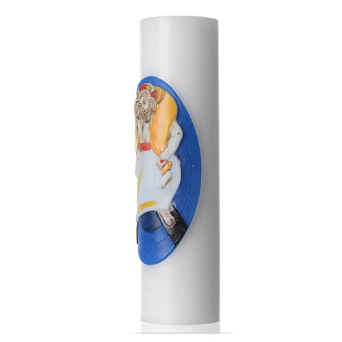 STOCK Altar candle with logo of the Jubilee of Mercy 8cm 2