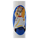 STOCK Paschal Candle Logo Jubilee of Mercy white wax 8x120cm s2
