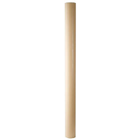 Paschal candle in beeswax with inner reinforcement 8x120cm