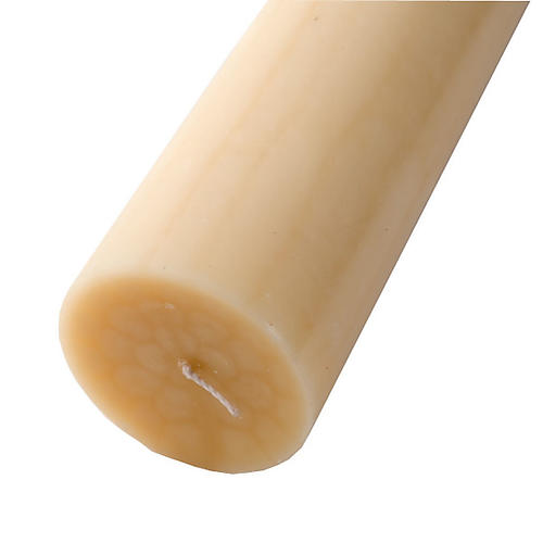 Paschal candle in beeswax with inner reinforcement 8x120cm 3