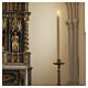 Paschal candle in beeswax with support 8x150cm s2