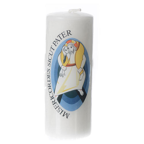 STOCK Jubilee of Mercy candle 13x5cm 1