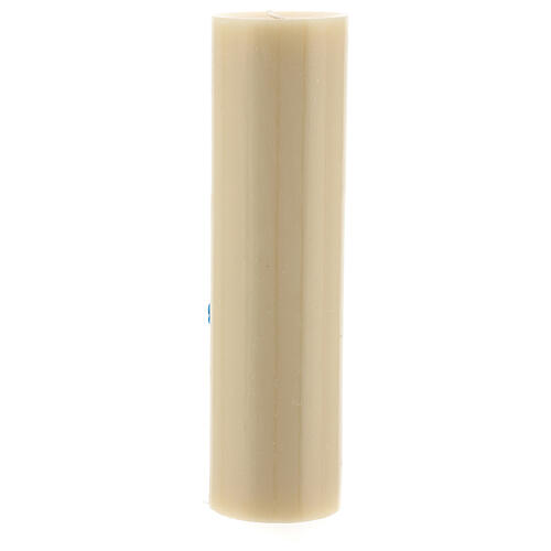 Altar candle Marian Symbol, beeswax 8cm 4