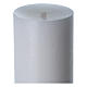Easter candle in white wax with Risen Christ image green 8x120 cm s6