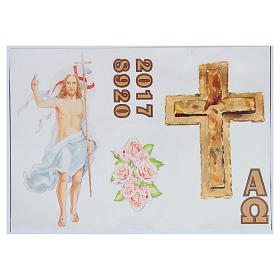 Velas, cirios, velones: Adhesivo cirio pascual modelo C