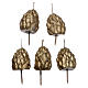 Incensed Pascal nail set, pine cone shaped s1