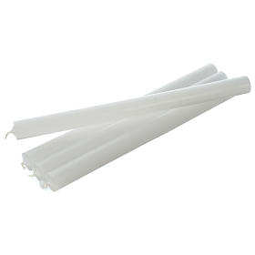 White Taper Candles 350x26 mm (55 pieces)