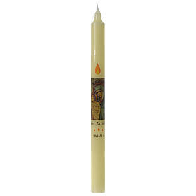 Candle Mater Ecclesia in beeswax