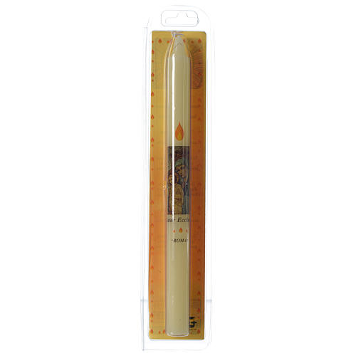 Candle Mater Ecclesia in beeswax 2