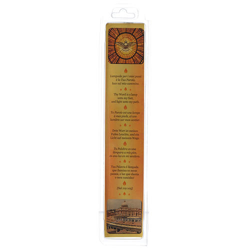 Candle Mater Ecclesia in beeswax 3