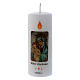 Candle Mater Ecclesiae Roma 13x5 cm s1