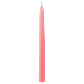 Cone-shaped pink Ceralacca candle h 25 cm