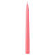 Cone-shaped pink Ceralacca candle h 25 cm s1