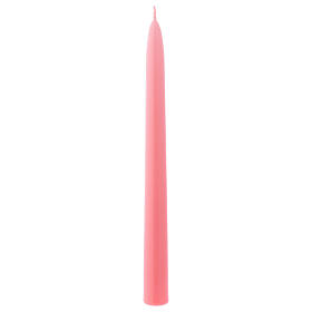 Glossy Taper Candle Ceralacca, h. 25 cm pink