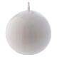 Shiny Sphere Candle Ceralacca, d. 6 cm white s1
