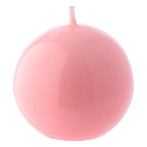 Shiny Sphere Candle Ceralacca, d. 6 cm pink 1
