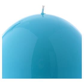 Shiny Ball Candle Ceralacca, d. 15 cm blue