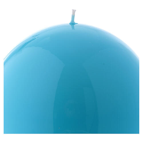 Shiny Ball Candle Ceralacca, d. 15 cm blue 2