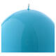 Shiny Ball Candle Ceralacca, d. 15 cm blue s2